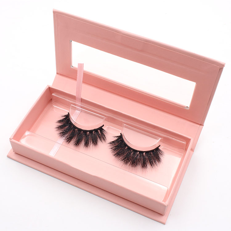 Best quality 3D faux mink false eyelashes with own brand packaging box to Europe